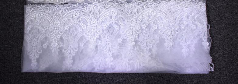 Bridal Veils New Classic Lace One-layer Appliqued Wedding Veil Elegant Wedding Accessories