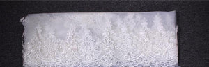 Bridal Veils New Classic Lace One-layer Appliqued Wedding Veil Elegant Wedding Accessories