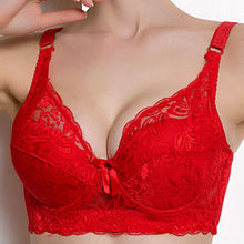 Load image into Gallery viewer, Hot Summer Push Up Bra Lace Large Cup B C D