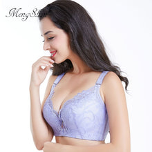 Load image into Gallery viewer, Lace tradition Thin section with steel ring Full cup bra Super large code Lingerie Fatten