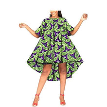 Load image into Gallery viewer, 2019 African summer dresses ankara print ankara fabric wax batik dashiki mini dress bazin riche ball gown AFRIPRIDE S1925053