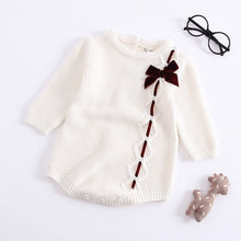 Load image into Gallery viewer, Fashion Baby Girls Clothes Long Sleeve Knit Sweater+Shorts Sets