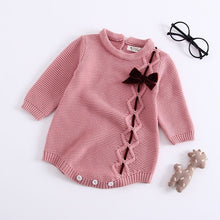 Load image into Gallery viewer, Fashion Baby Girls Clothes Long Sleeve Knit Sweater+Shorts Sets