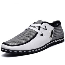 Load image into Gallery viewer, Fashion white shoes men Casual Shoes basic Lace up Driving Shoes Men trainers Breathable sneakers Zapatillas Hombre Size 38-47