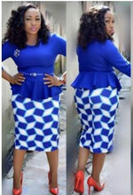 Load image into Gallery viewer, 2020 new elegent fashion style summer african women cotton plus size  dress L-5XL