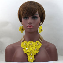 Load image into Gallery viewer, Splendid Yellow Flower Wedding Jewelry Set Hot Sale