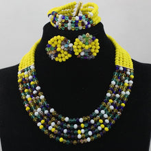 Load image into Gallery viewer, Splendid Yellow Flower Wedding Jewelry Set Hot Sale