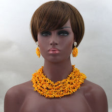 Load image into Gallery viewer, Splendid Yellow Flower Wedding Jewelry Set Hot Sale