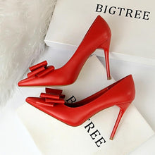 Load image into Gallery viewer, Shallow Pointed  High Heels Shoes