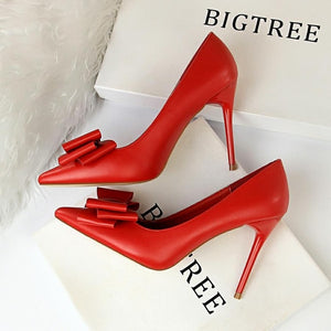 Shallow Pointed  High Heels Shoes