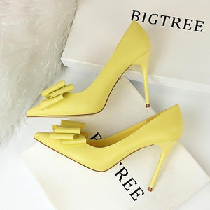 Shallow Pointed  High Heels Shoes