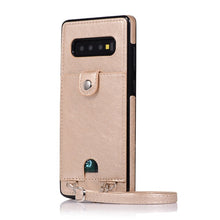 Load image into Gallery viewer, Case Cases Card Leather Phone Cover Wallet Strap Crossbody Long Chain for Note 8 9