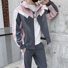 Load image into Gallery viewer, Sweatsuit Men Set Fashion Spring Sporting Suit Hoodies Sweatshirts Jacket+Pants