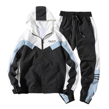 Load image into Gallery viewer, Sweatsuit Men Set Fashion Spring Sporting Suit Hoodies Sweatshirts Jacket+Pants