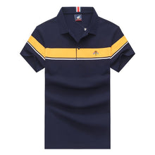 Load image into Gallery viewer, Fashion Personality Mens Shark Embroidery Polo Shirt Homme Yellow Red Polos Flag