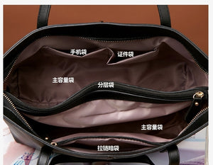 Genuine Leather Handbag Luxury Design Women's Casual Tote Purse Fashion Shoulder Handbag Ladies Large Capacity Shopping New C826