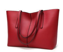 Load image into Gallery viewer, Genuine Leather Handbag Luxury Design Women&#39;s Casual Tote Purse Fashion Shoulder Handbag Ladies Large Capacity Shopping New C826