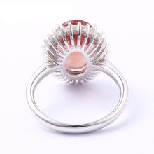 Load image into Gallery viewer, Sterling Silver Ring Women Wedding Engagement Style 7.2 Carats Created Zultanite