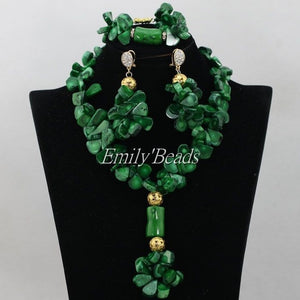 Nigerian Coral Beads Jewelry Set