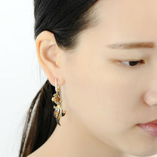 Load image into Gallery viewer, Silver Fish Earrings For Women 925 Sterling Silver Dangle Earrings Silver 925 Gold Color