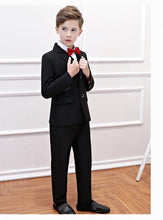 Load image into Gallery viewer, Formal Striped Boys Suit Jacket+Shirt+Pants+Vest