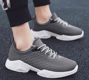 Casual Shoes Solid Mesh Breathable Walking Sneakers