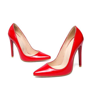 Patent Leather Pumps Fashion Office Women Sexy High Heels(12cm)