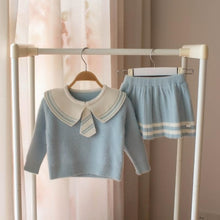 Load image into Gallery viewer, baby girls Clothes set Sweat knitwear for girls Kids 2 pcs