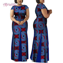 Load image into Gallery viewer, Women African Clothing Bazin Riche Robe Africaine Dress