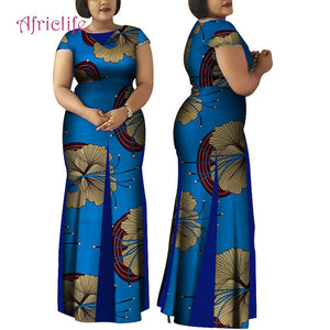 Women African Clothing Bazin Riche Robe Africaine Dress