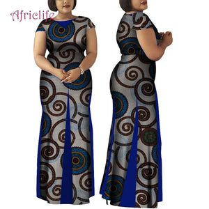 Women African Clothing Bazin Riche Robe Africaine Dress