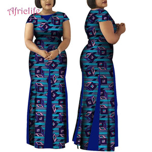 Women African Clothing Bazin Riche Robe Africaine Dress