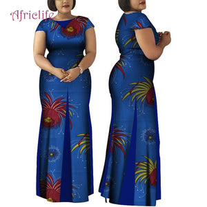 Women African Clothing Bazin Riche Robe Africaine Dress