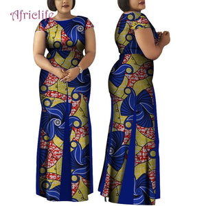 Women African Clothing Bazin Riche Robe Africaine Dress