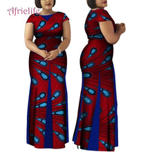 Load image into Gallery viewer, Women African Clothing Bazin Riche Robe Africaine Dress