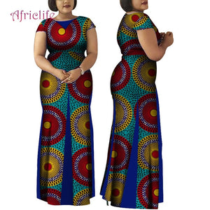 Women African Clothing Bazin Riche Robe Africaine Dress