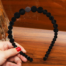 Load image into Gallery viewer, LEVAO 2019 New Velvet Pearl Headband Beads Hairband for Women Elegant Beaded Hair Bands