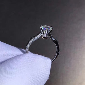 925 sterling silver ring 1ct 2ct 3ct Special Design Moissanite ring Wedding Diamond jewelry Party Anniversary Ring For Women