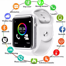 Load image into Gallery viewer, A1 Smart Watch Clock Sync Notifier watch Support SIM TF Card Camera