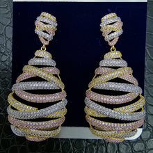 Load image into Gallery viewer, Luxury Twist Belt Dangle Earrings