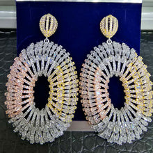 Load image into Gallery viewer, Luxury Super Big Long Dangle Earrings