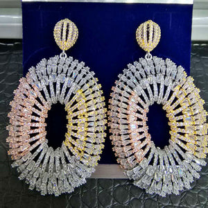 Luxury Super Big Long Dangle Earrings