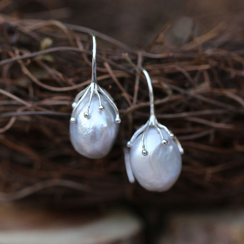 Woman's Dropping Earrings 925 Sterling Silver Wire