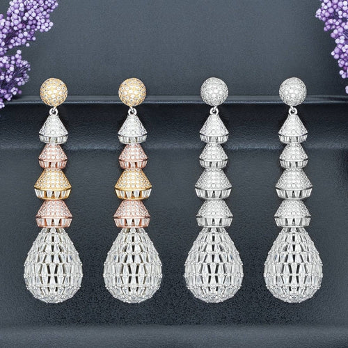 Fashion Luxury Bamboo Super Copper AAA Earrings