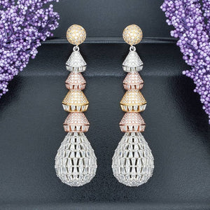 Fashion Luxury Bamboo Super Copper AAA Earrings