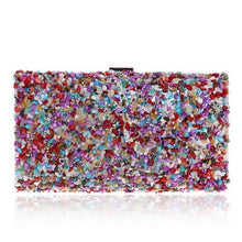 Load image into Gallery viewer, SEKUSA Acrylic Candy Color Clutch Bag Lady Party Wedding Evening Bag Shoulder Chain Purse