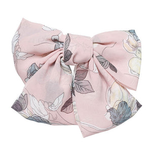 Haimeikang Big Hair Bow Ties Hair Clips Satin Two Layer Butterfly Bow Hairpin Girl Hair Accessories