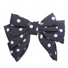 Load image into Gallery viewer, Haimeikang Big Hair Bow Ties Hair Clips Satin Two Layer Butterfly Bow Hairpin Girl Hair Accessories