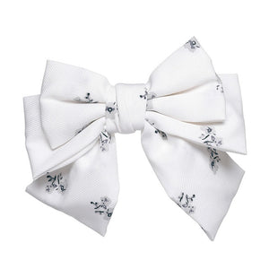 Haimeikang Big Hair Bow Ties Hair Clips Satin Two Layer Butterfly Bow Hairpin Girl Hair Accessories