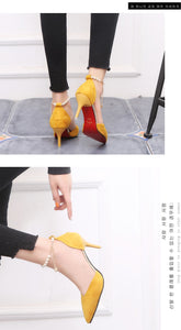 Shoes Female Fashion Sexy Hollow With Sandals Summer  Korean Version  Breathable Shoes Women Pumps High Heel   Wedding